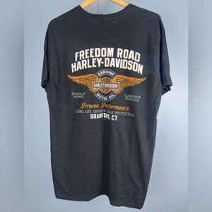 2021 freedom road Harley Davidson graphic tee